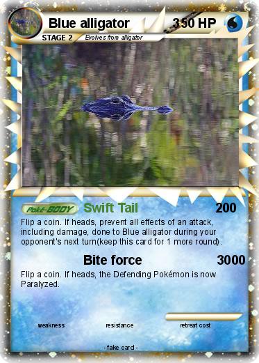 Pokemon Blue alligator            3