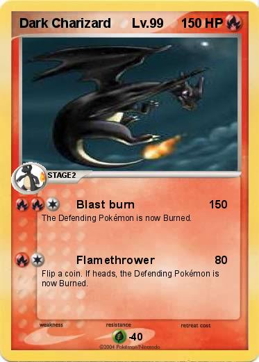 Pokemon Dark Charizard      Lv.99