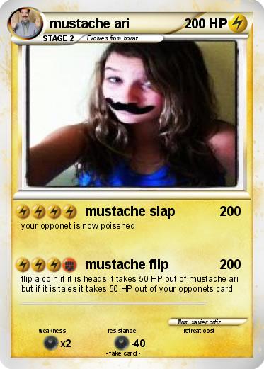 Pokemon mustache ari