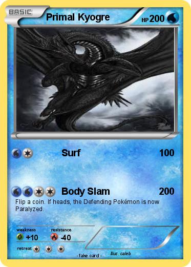 Pokemon Primal Kyogre