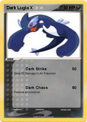 Pokemon Dark Lugia X                    