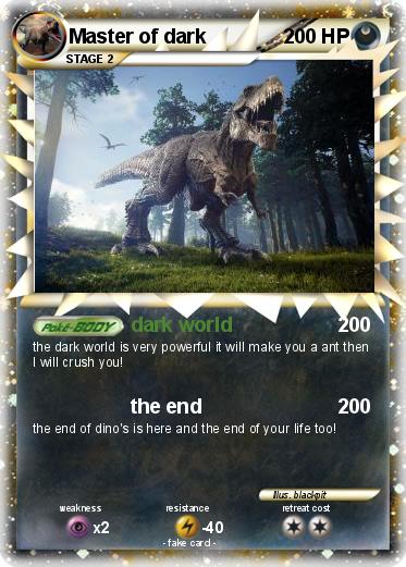 Pokemon Master of dark