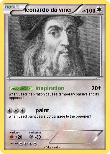 Pokemon leonardo da vinci