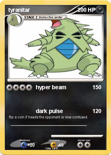 Pokemon tyranitar