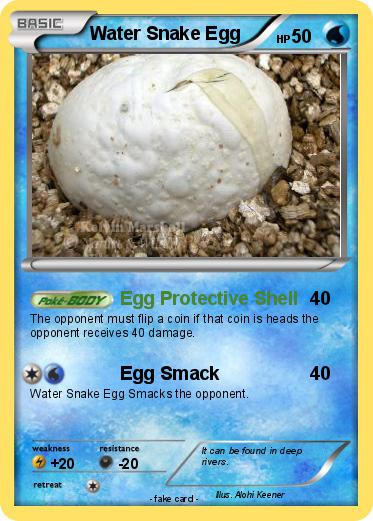 Pokemon Water Snake Egg