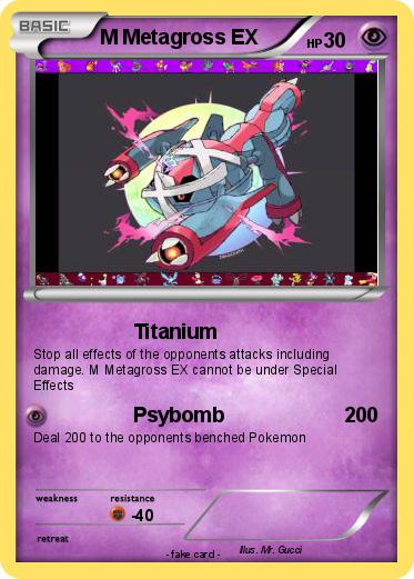 Pokemon M Metagross EX