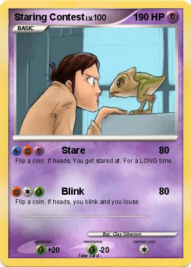Pokemon Staring Contest