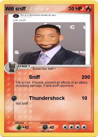 Pokemon Will sniff