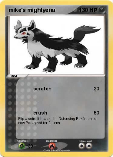 Pokemon mike's mightyena