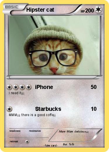 Pokemon Hipster cat