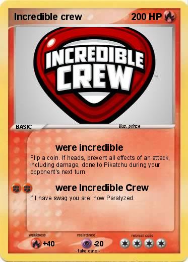 Pokemon Incredible crew