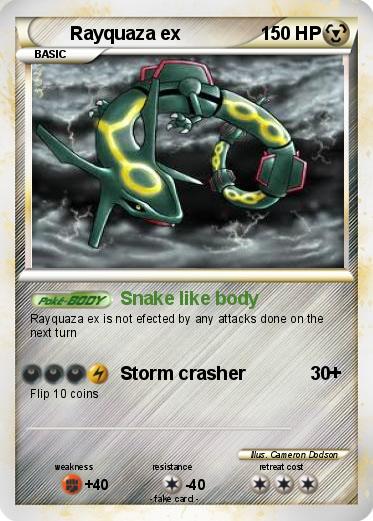 Pokemon Rayquaza ex