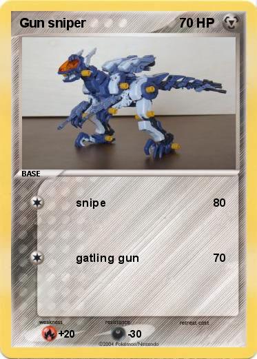 Pokemon Gun sniper 