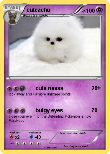 Pokemon cuteachu