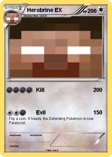 Pokemon Herobrine EX