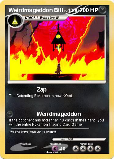 Pokemon Weirdmageddon Bill