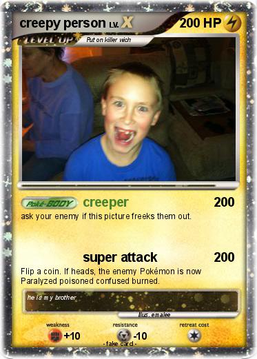 Pokemon creepy person