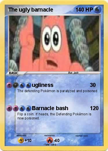 Pokemon The ugly barnacle
