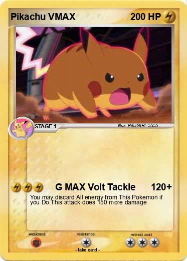 Pokemon Pikachu VMAX