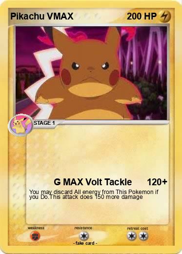 Pokemon Pikachu VMAX