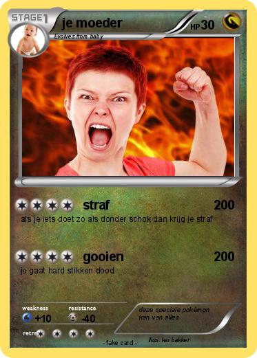 Pokemon je moeder