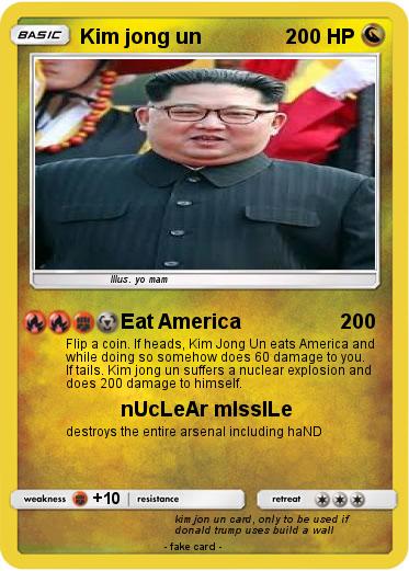 Pokemon Kim jong un