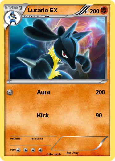 Pokemon Lucario EX
