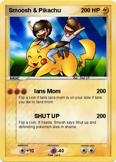 Pokemon Smoosh & Pikachu