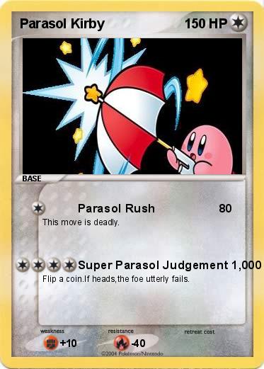 Pokemon Parasol Kirby