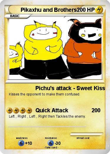 Pokemon Pikaxhu and Brothers