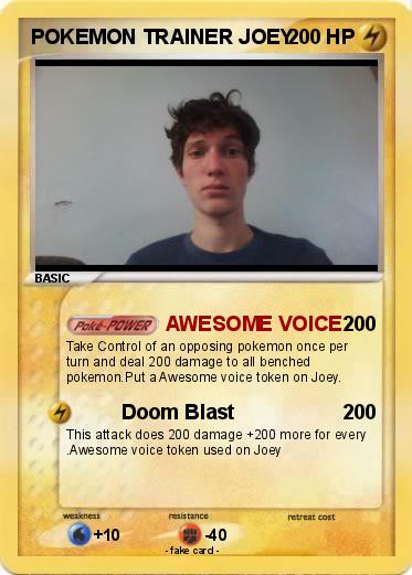 Pokemon POKEMON TRAINER JOEY