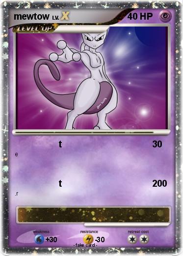 Pokemon mewtow