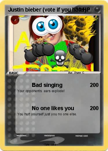 Pokemon Justin bieber (vote if you hate!)