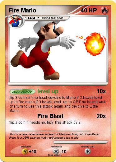 Pokemon Fire Mario