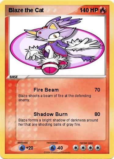 Pokemon Blaze the Cat