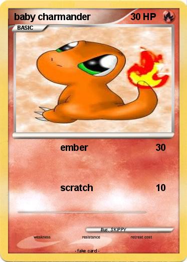Pokemon baby charmander