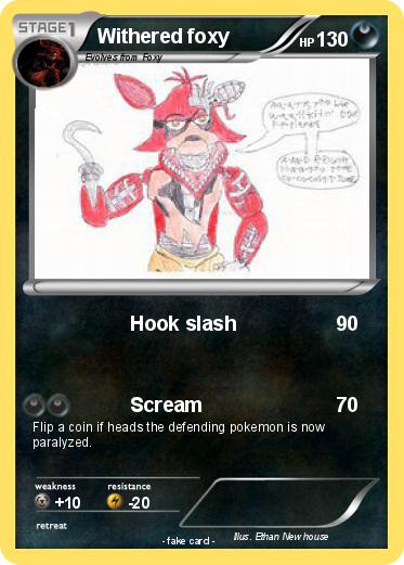 Pokemon Withered foxy