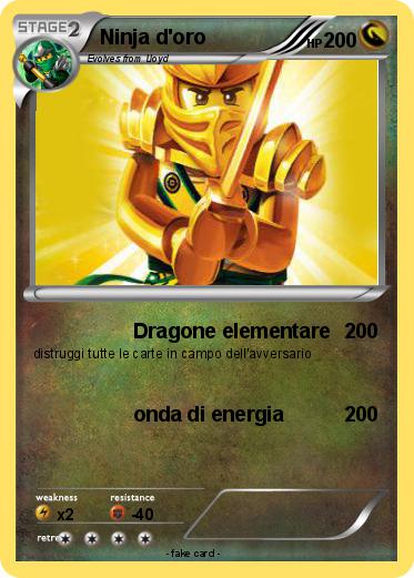 Pokemon Ninja d'oro