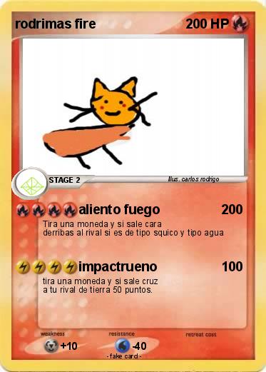 Pokemon rodrimas fire