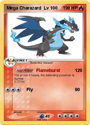 Pokemon Mega Charazard  Lv 100