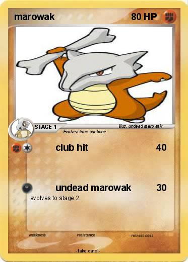 Pokemon marowak