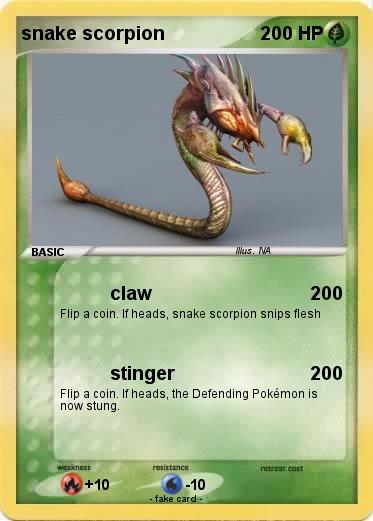 Pokemon snake scorpion