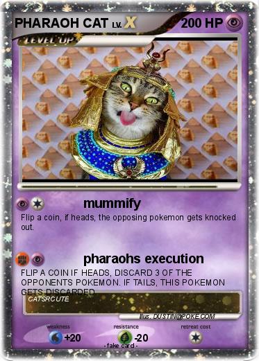 Pokemon PHARAOH CAT