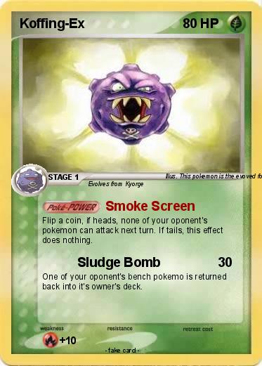 Pokemon Koffing-Ex