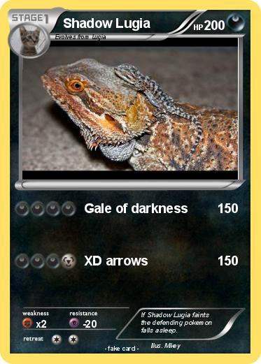 Pokemon Shadow Lugia