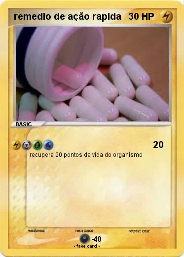 Pokemon remedio de ação rapida