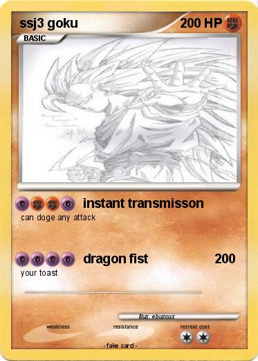 Pokemon ssj3 goku