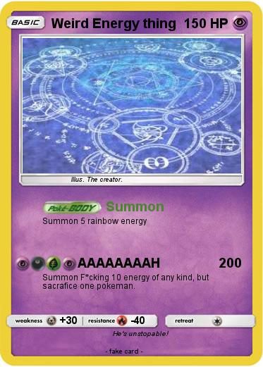 Pokemon Weird Energy thing