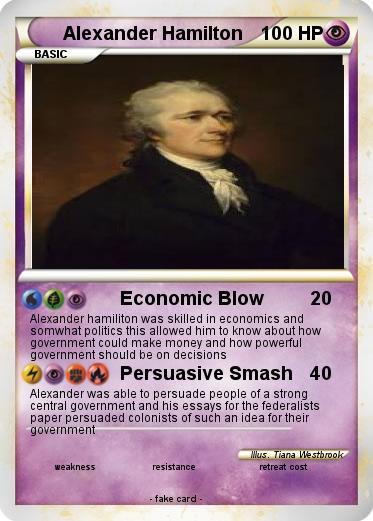 Pokemon Alexander Hamilton