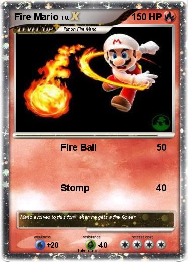 Pokemon Fire Mario